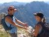 Tomaz and Bernadette in the Julian Alps